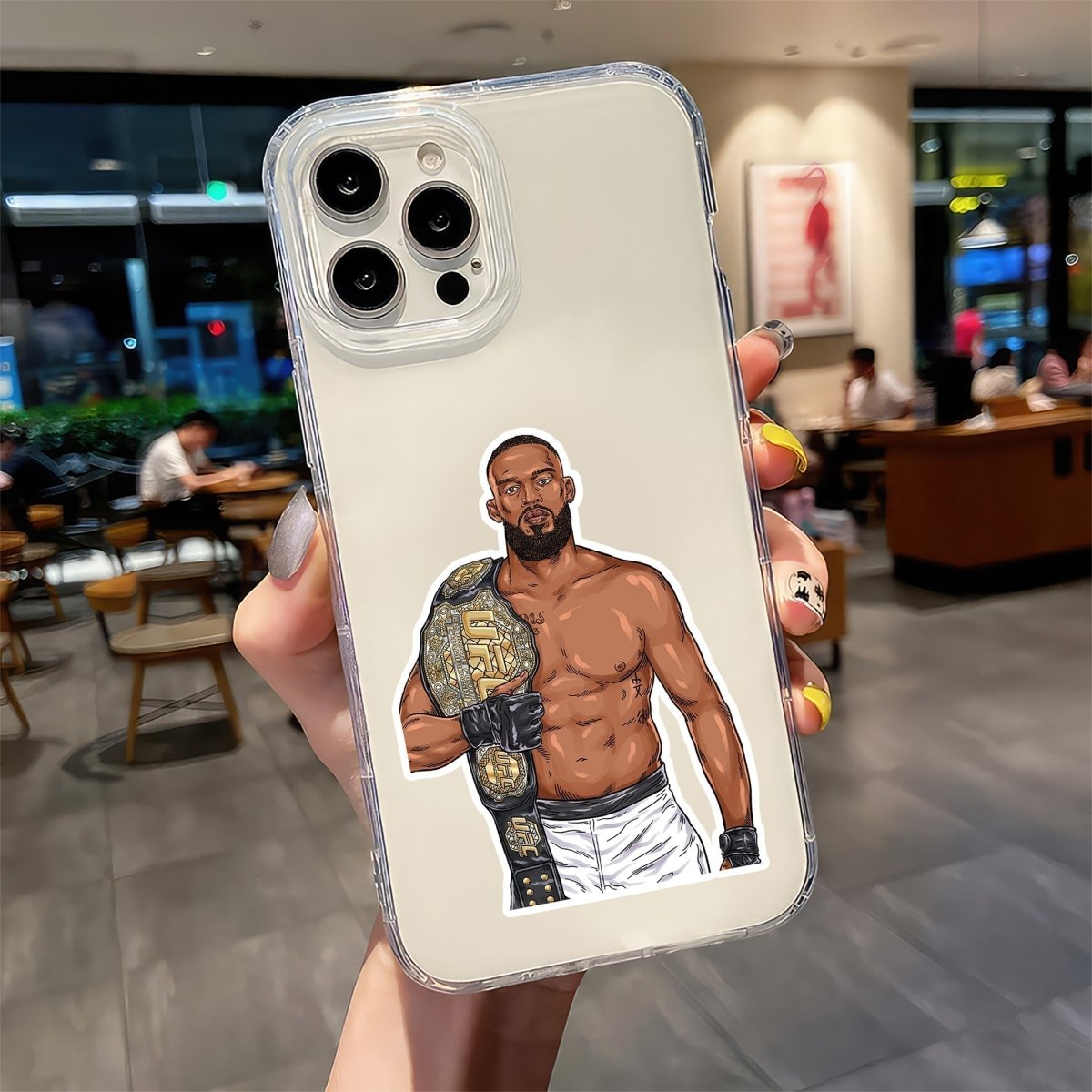 JON JONES - 5 - stickyfunk premium stickers