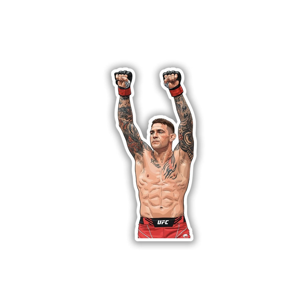RISE OF THE DIAMOND - DUSTIN POIRIER STICKER - stickyfunk premium stickers