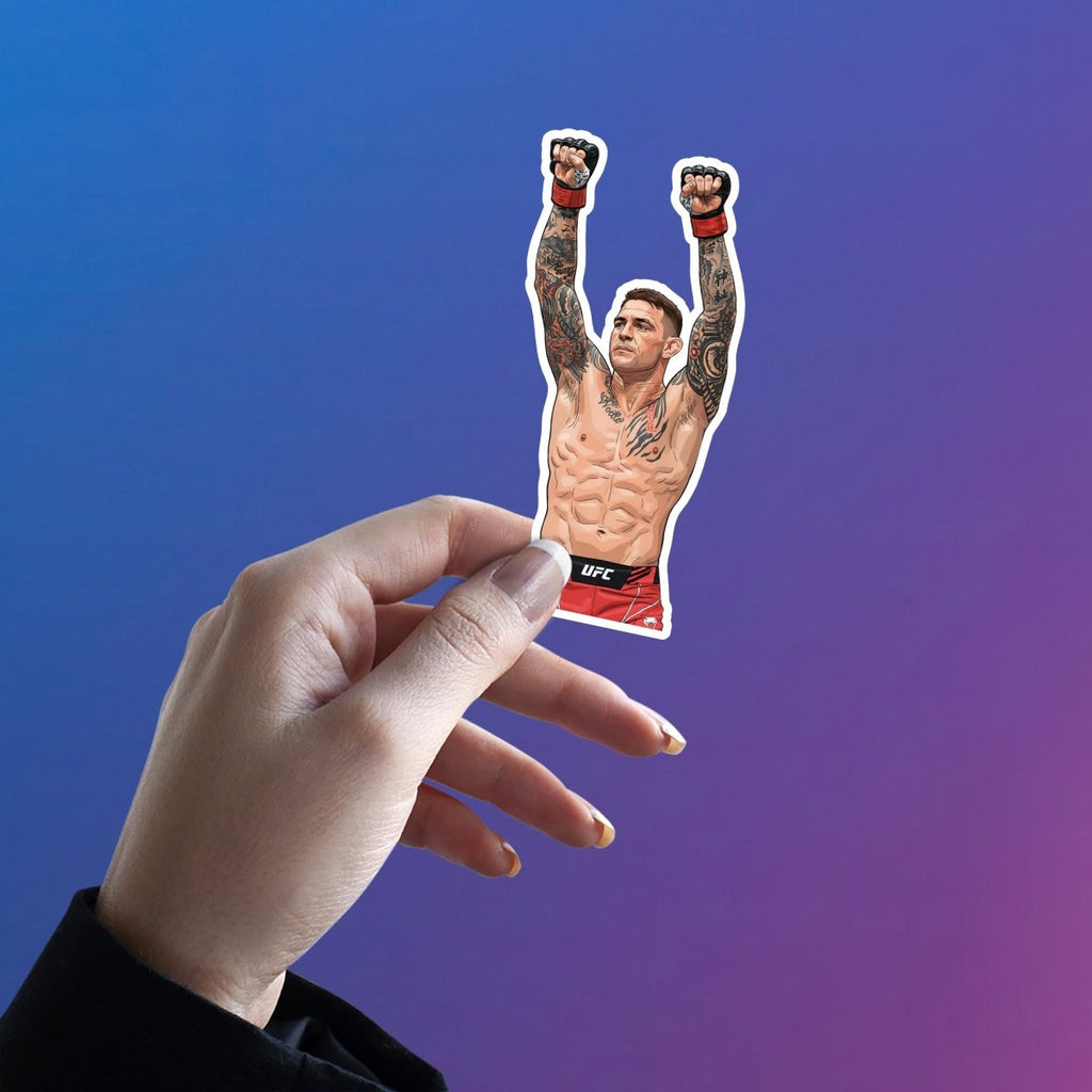 RISE OF THE DIAMOND - DUSTIN POIRIER STICKER - stickyfunk premium stickers