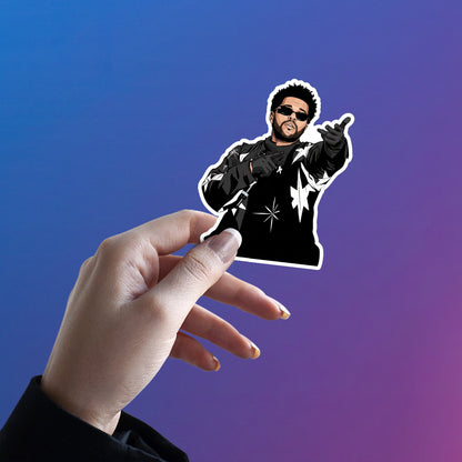 THE WEEKND - STARBOY ON STAGE STICKER