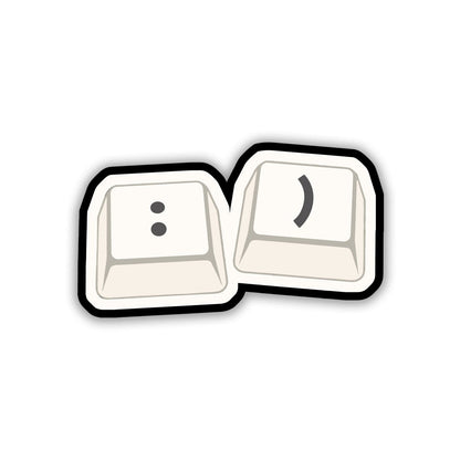 THE ROOT SMIRK STICKER - stickyfunk premium stickers