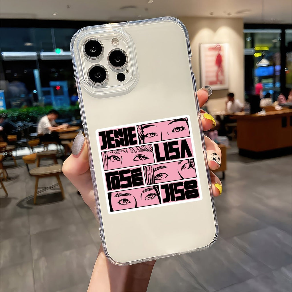 PINK EYES SQUAD - K - POP KI JAI HO STICKER - stickyfunk premium stickers