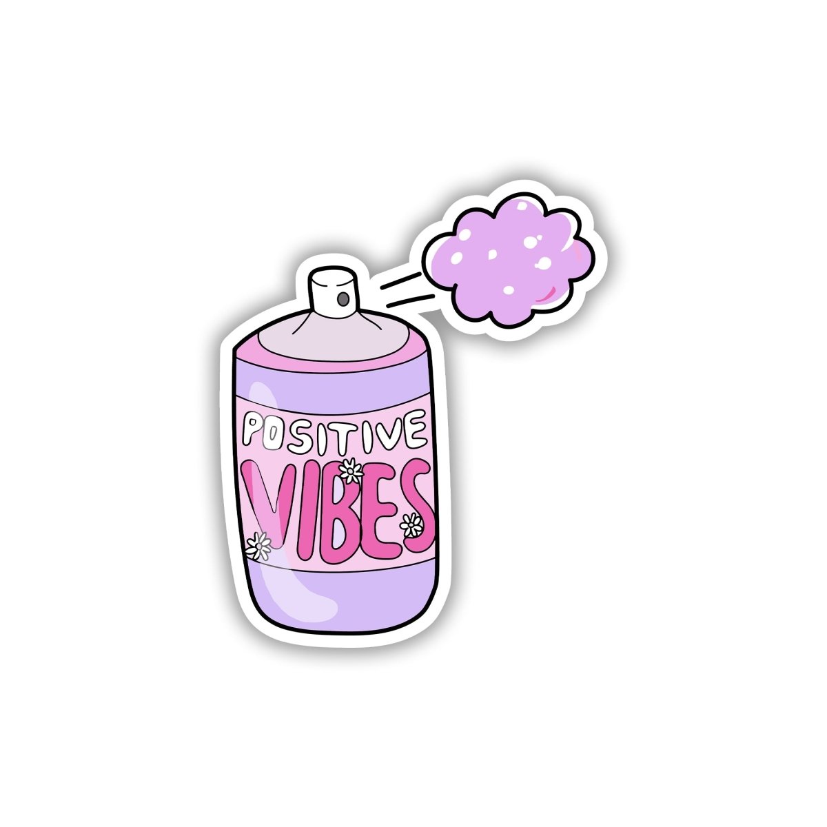 SPRAY & PRAY (POSITIVE VIBES) STICKER - stickyfunk premium stickers