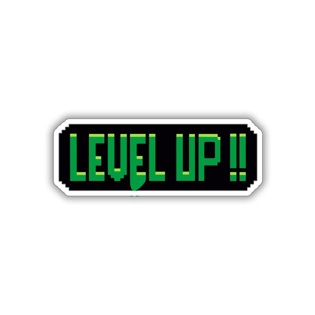 LEVEL UP BRO, BAS GAME HAI STICKER - stickyfunk premium stickers