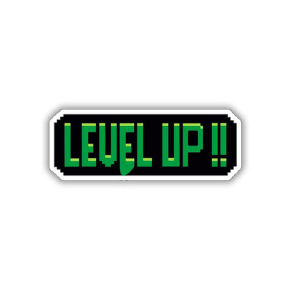 LEVEL UP BRO, BAS GAME HAI STICKER - stickyfunk premium stickers