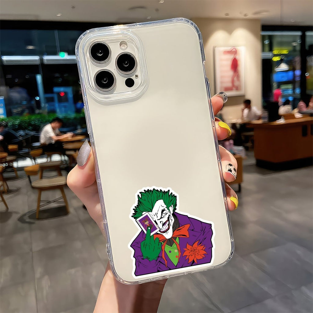 JOKER'S JUST - DON'T - CARE CARD STICKER - stickyfunk premium stickers