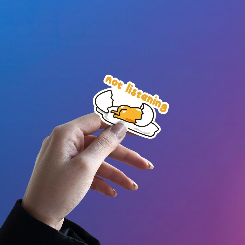 MENTALLY LOGGED OUT STICKER - stickyfunk premium stickers