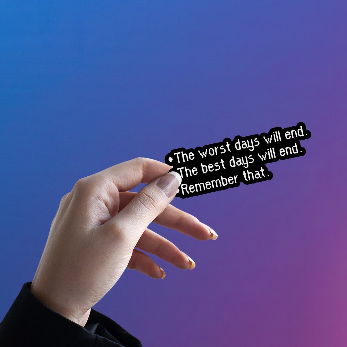 ENDURE & REMEMBER STICKER - stickyfunk premium stickers