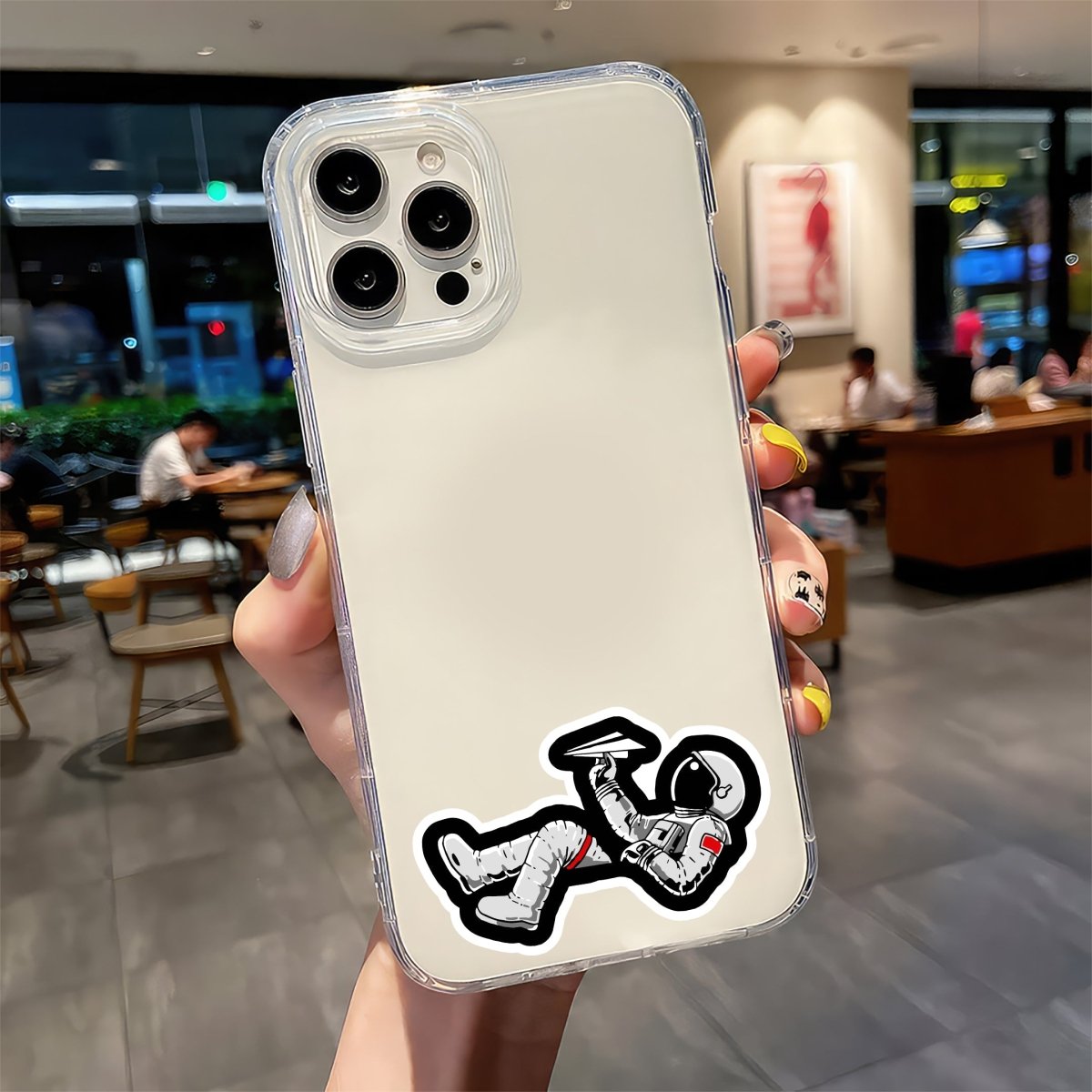 LOST IN SPACE, STILL PAPER CHASING STICKER - stickyfunk premium stickers