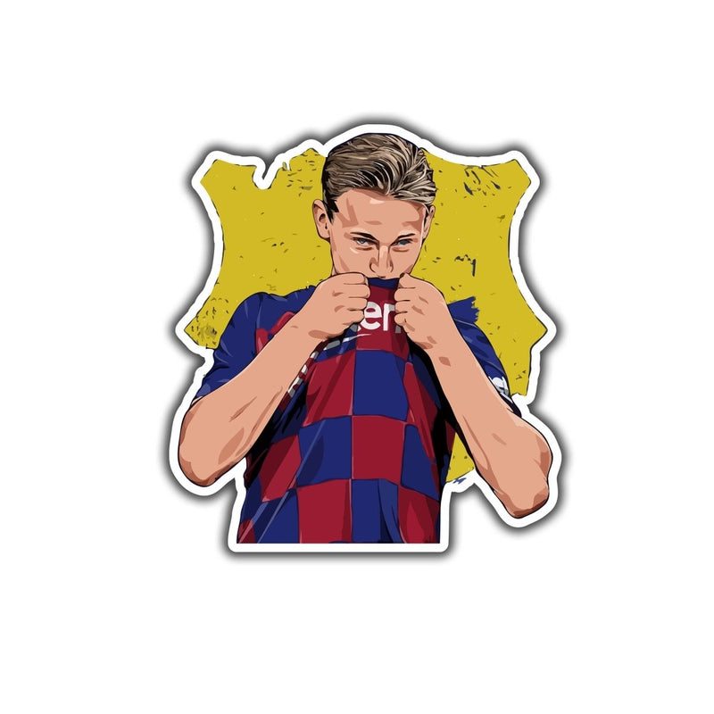 Crest Kiss at Camp Nou – Frenkie de Jong Sticker