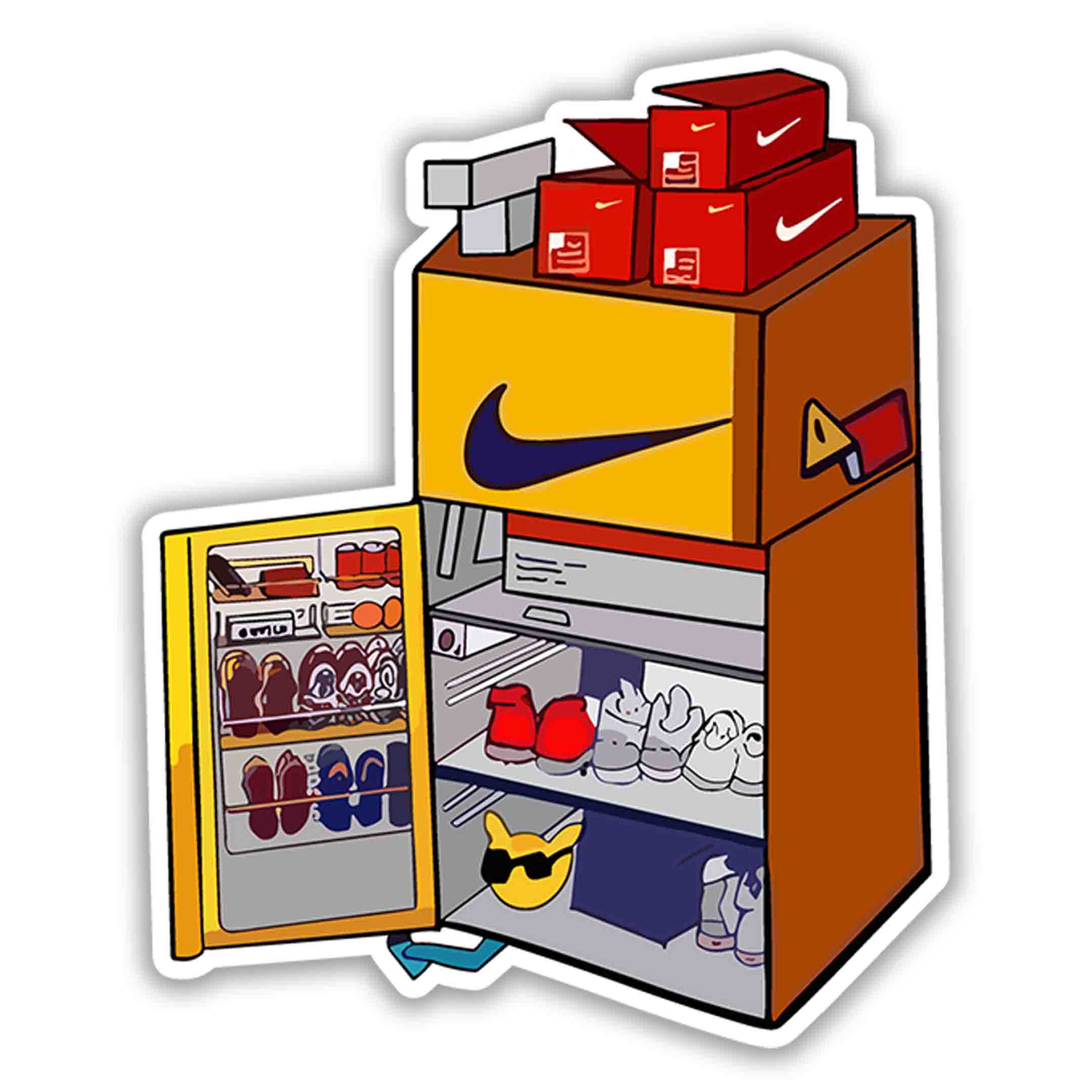 SNEAKERS - 16 - stickyfunk premium stickers