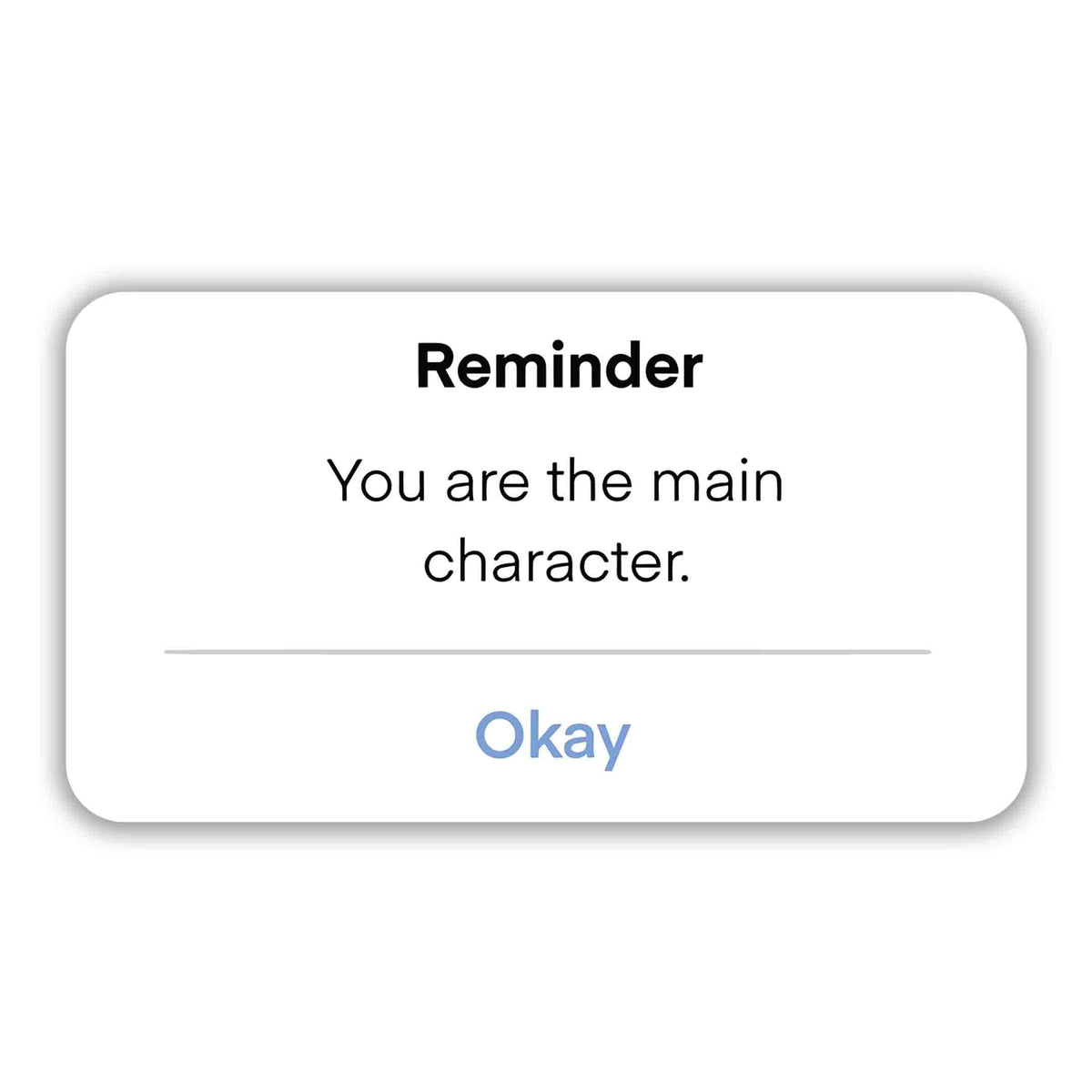 SELF LOVE - REMINDER DIALOG STICKER