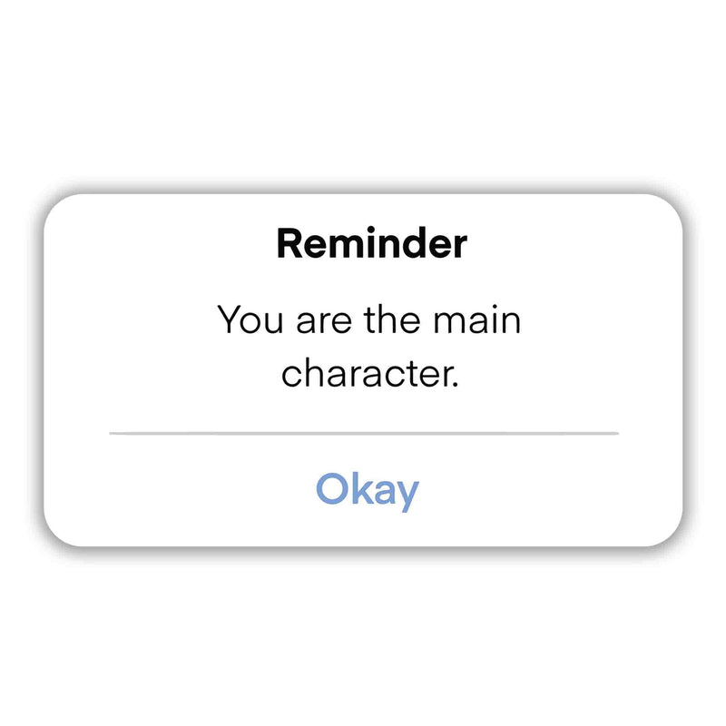 SELF LOVE - REMINDER DIALOG STICKER