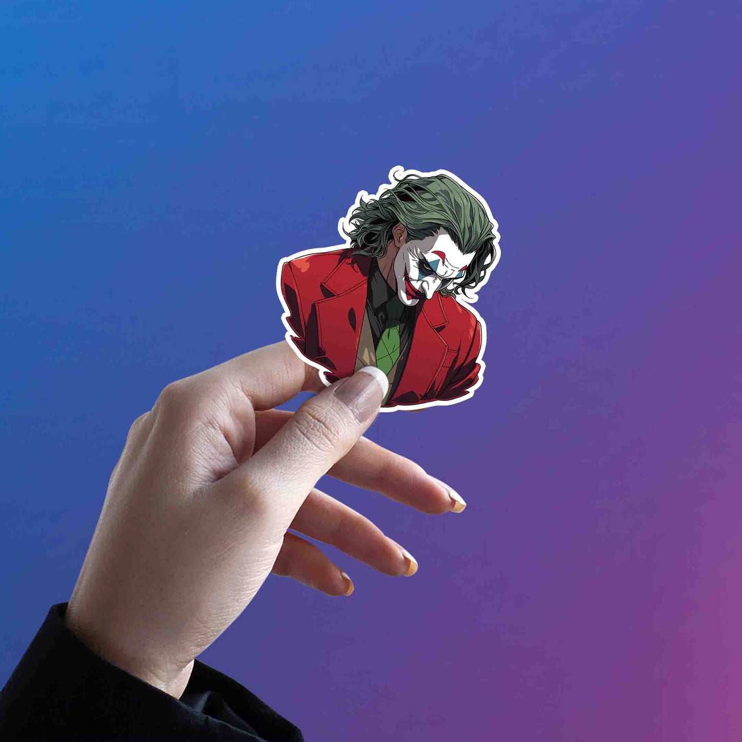 DC JOAQUIN PHOENIX JOKER STICKER