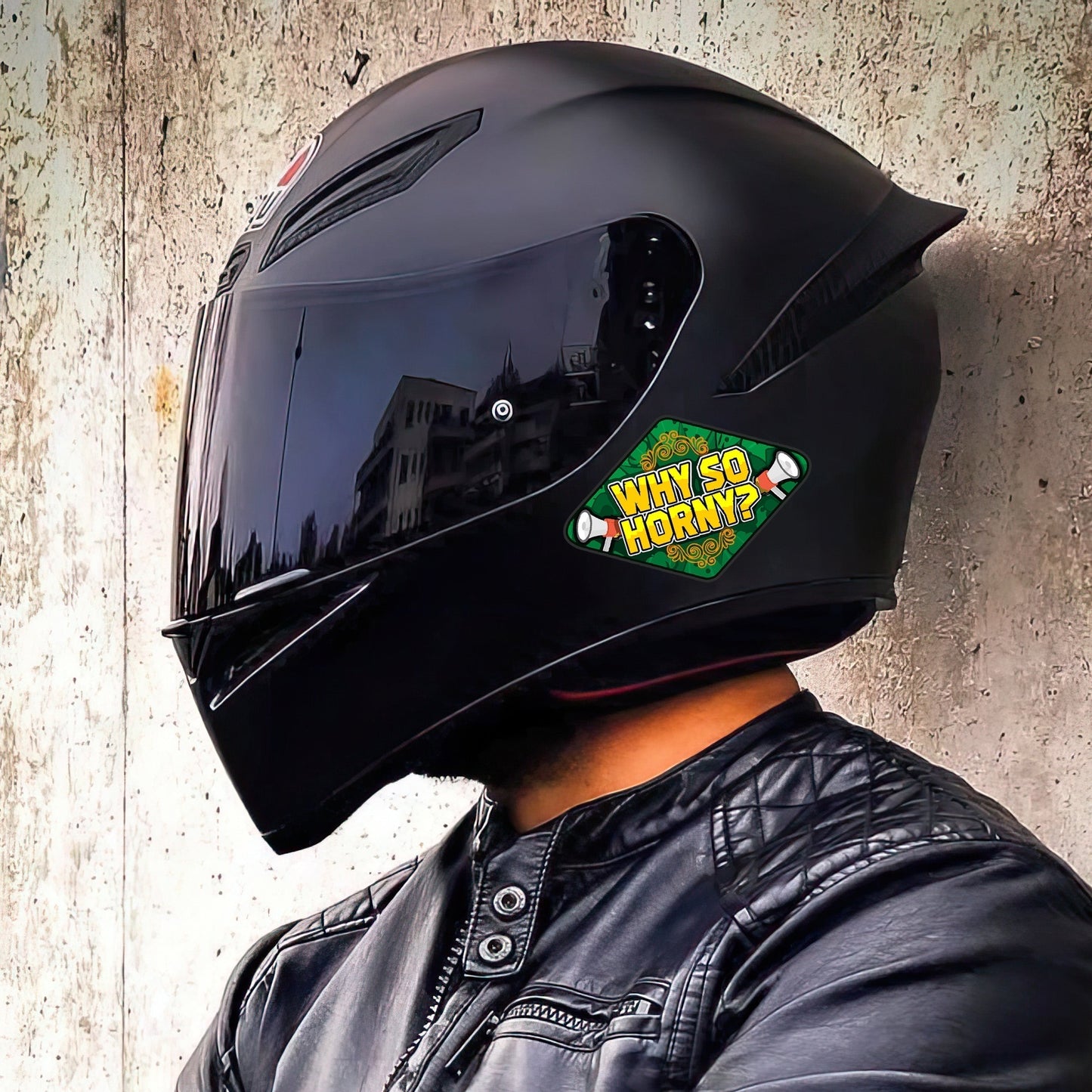 WHY SO HORNY STICKER