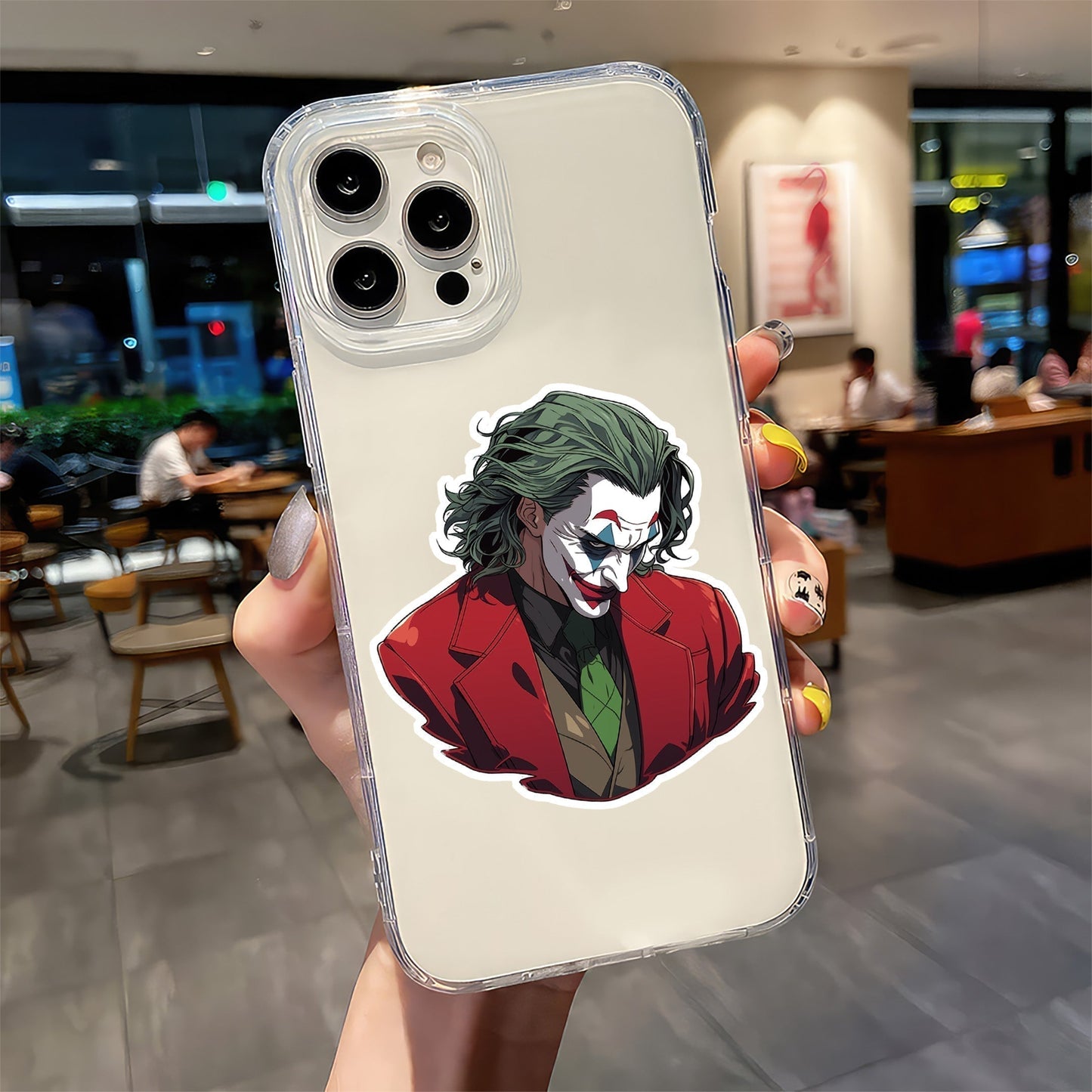 DC JOAQUIN PHOENIX JOKER STICKER