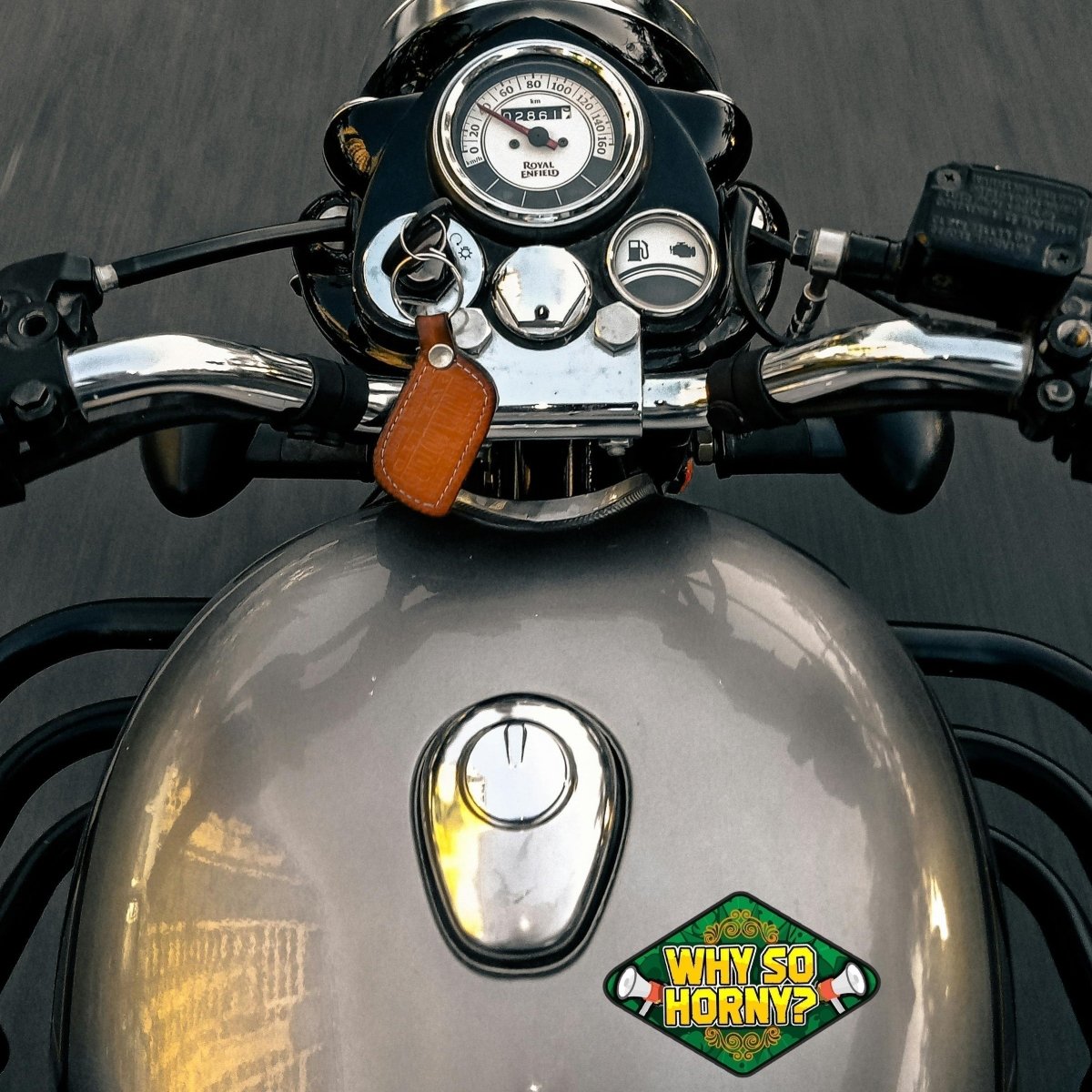 WHY SO HORNY STICKER - stickyfunk premium stickers