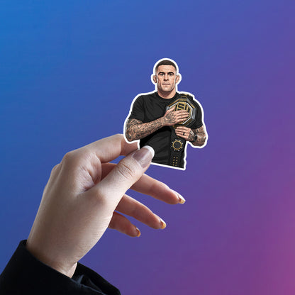 GOLD IN THE GRIP - DUSTIN POIRIER STICKER