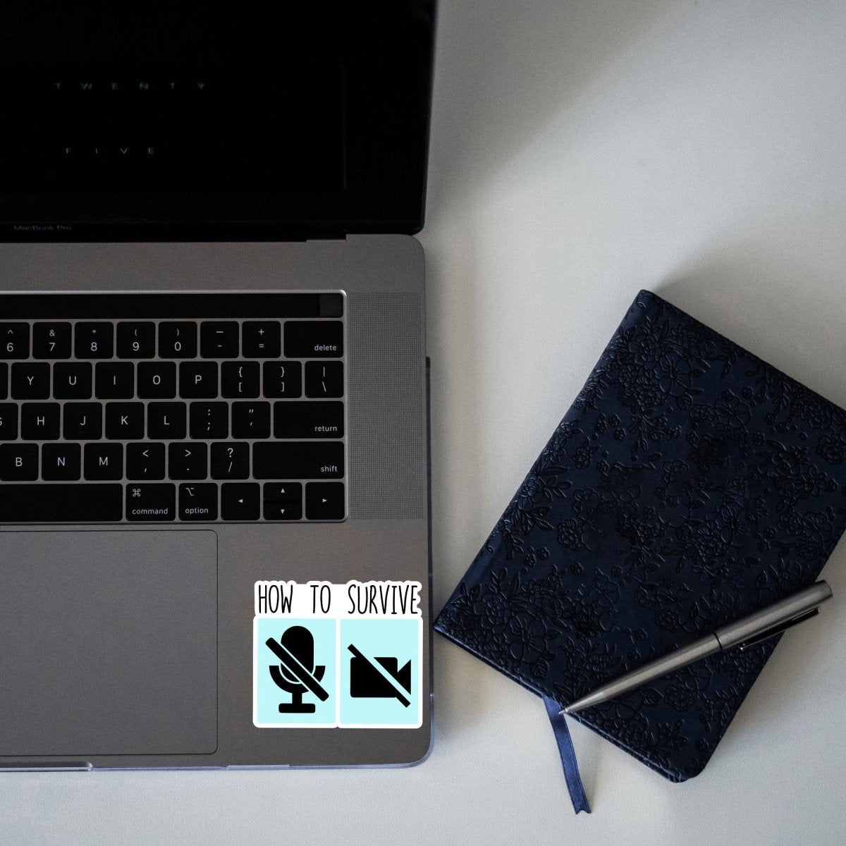 THE HOW TO SURVIVE WFH STICKER - stickyfunk premium stickers