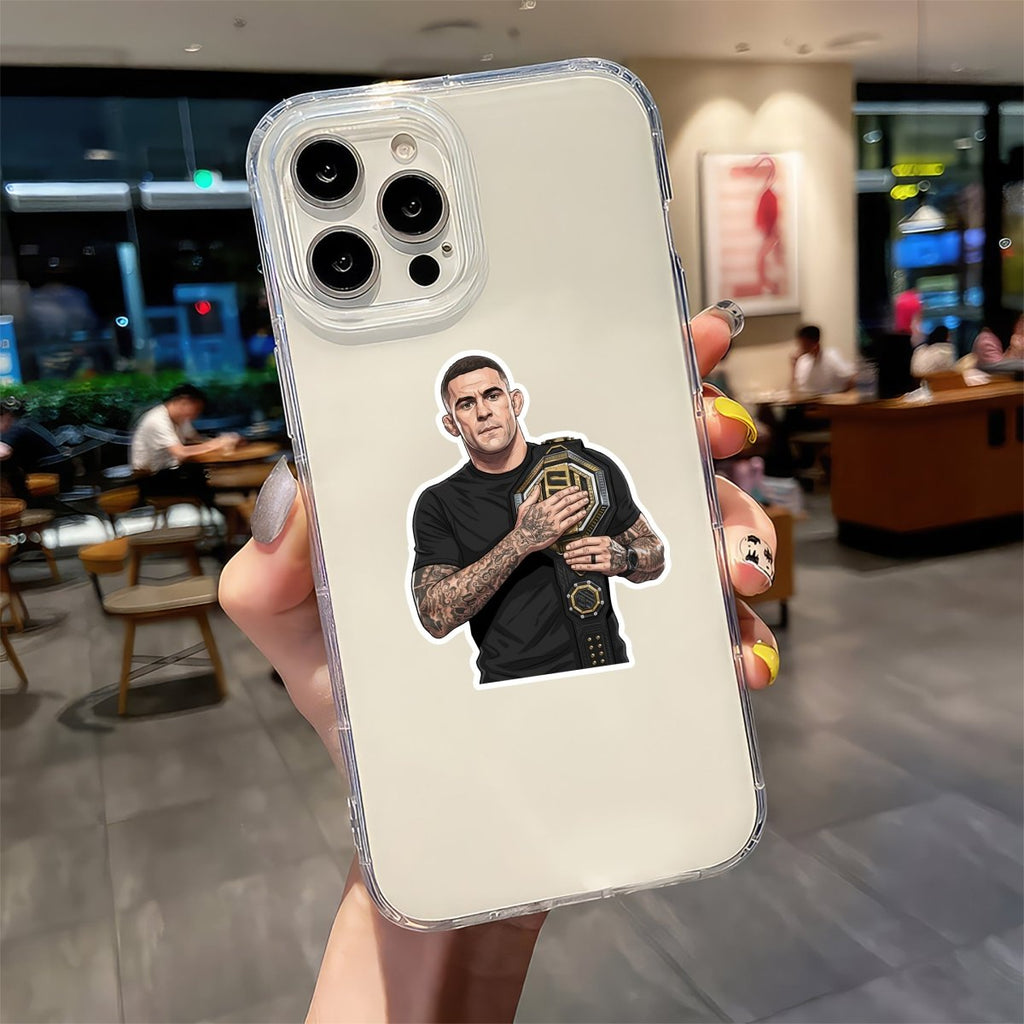 GOLD IN THE GRIP - DUSTIN POIRIER STICKER - stickyfunk premium stickers