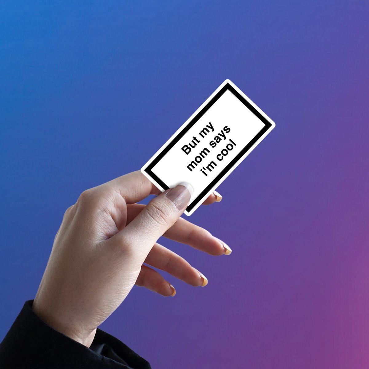 CERTIFIED BY HR MOM STICKER - stickyfunk premium stickers