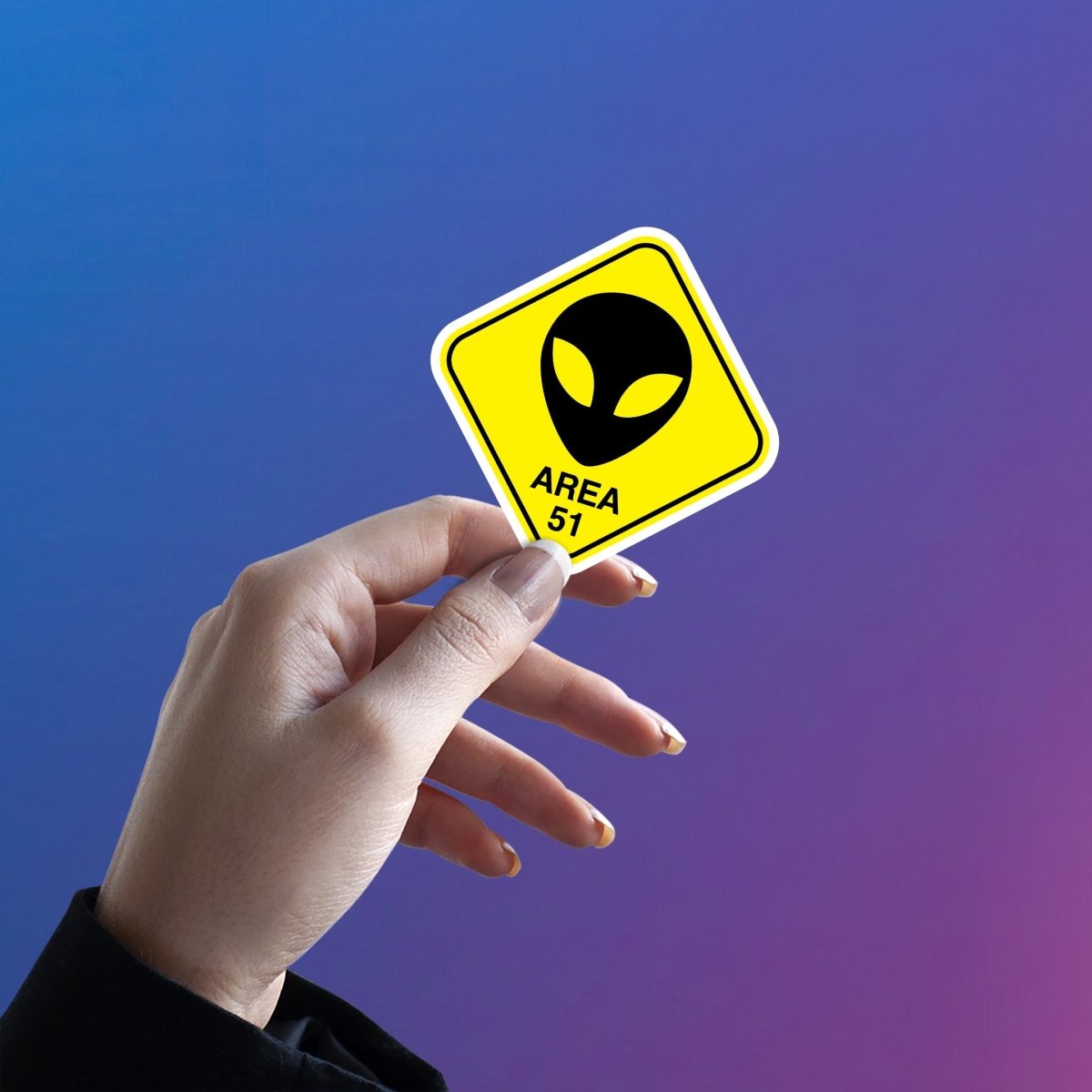CONTACT FOR UFO SIGHTINGS STICKER - stickyfunk premium stickers