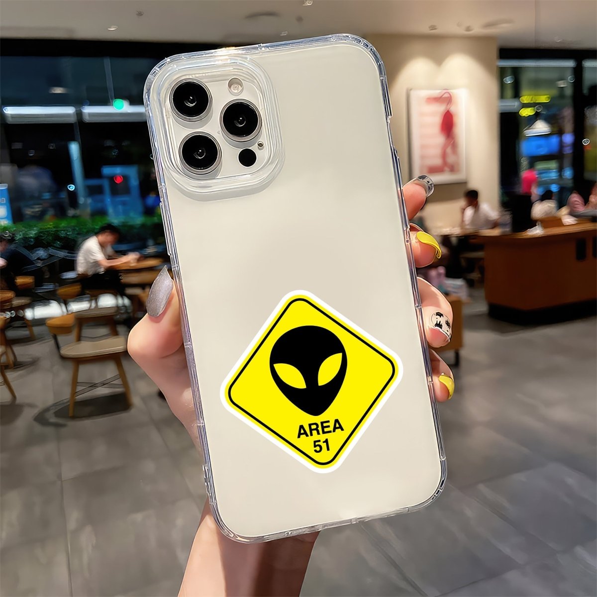 CONTACT FOR UFO SIGHTINGS STICKER - stickyfunk premium stickers