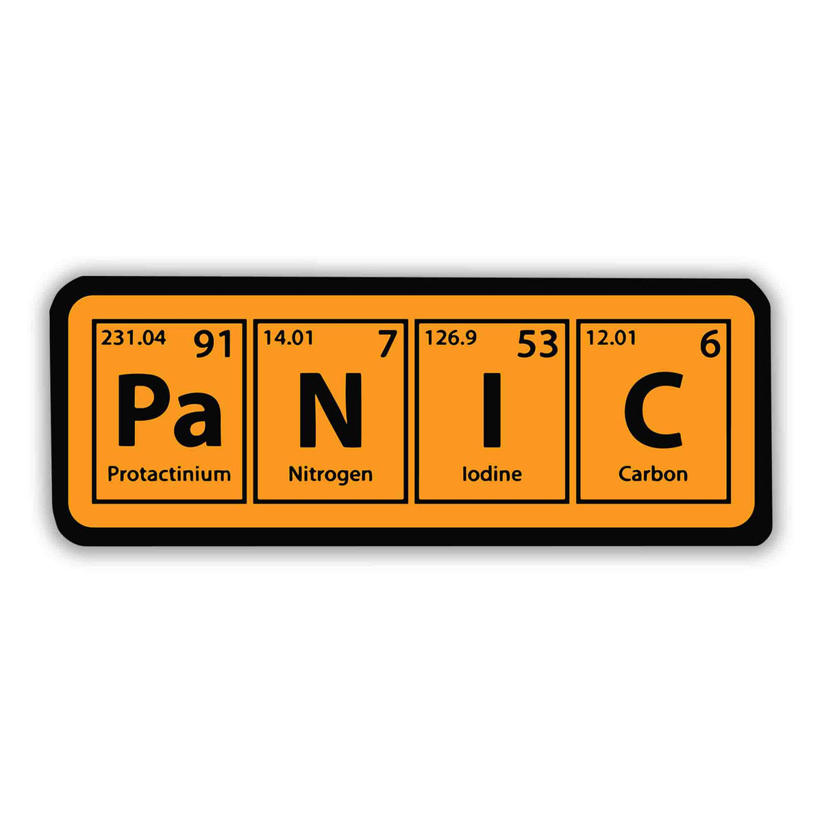 STUDENT MOOD - PANIC SPELLING STICKER