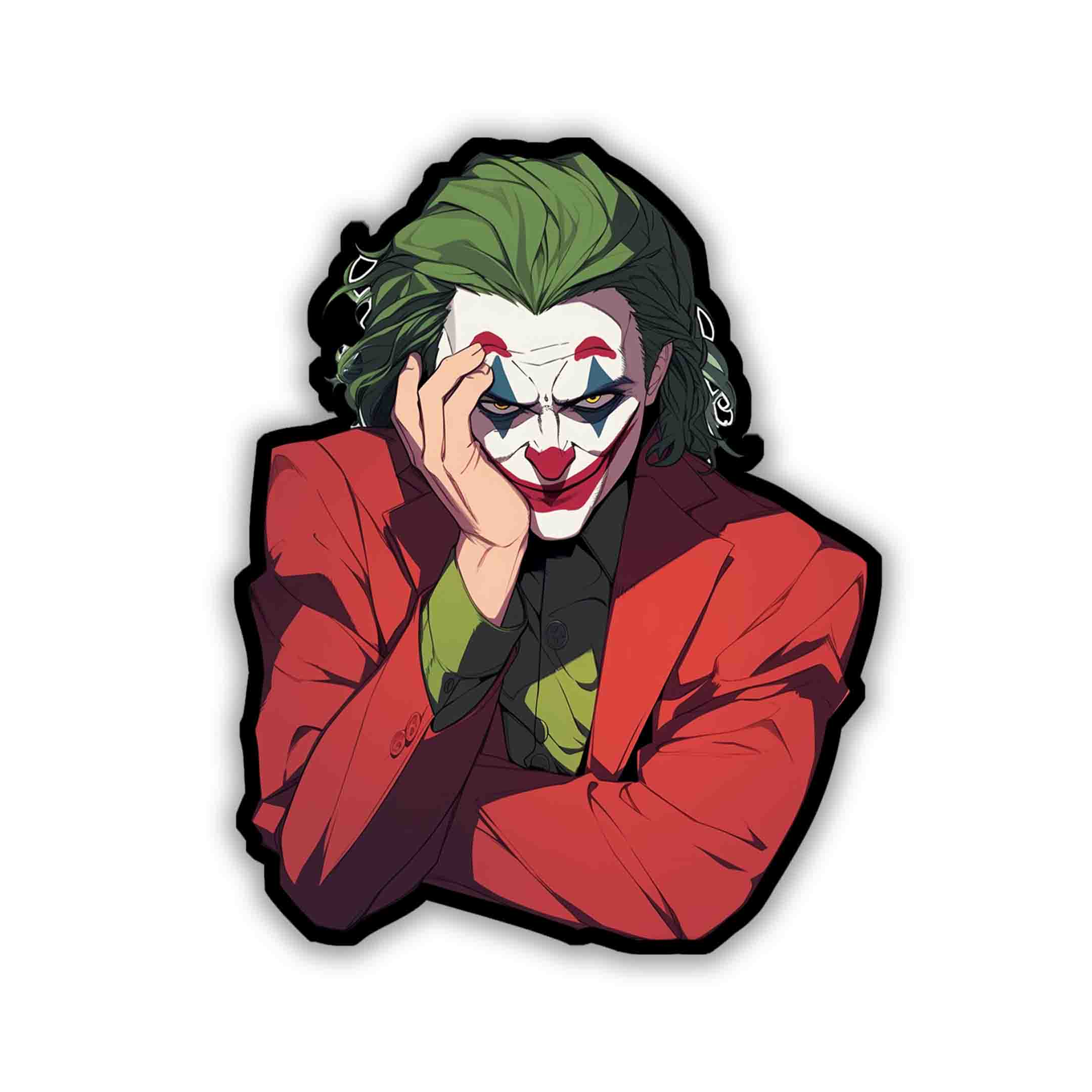 JOKER HAND - ON - FACE STICKER - stickyfunk premium stickers