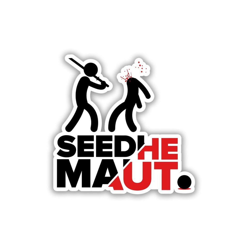 SAVAGE COMICS - SEEDHE MAUT STICKER - stickyfunk premium stickers