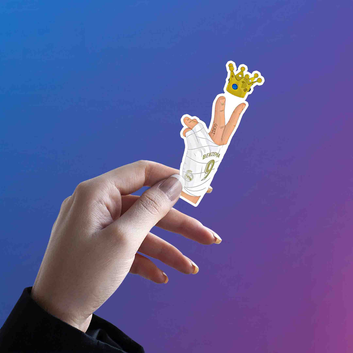 Royal V-Sign – Karim BenzemaSticker