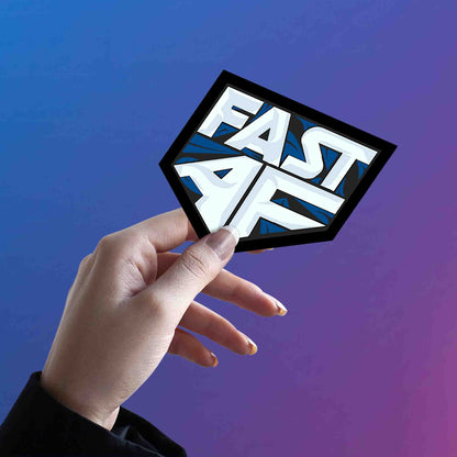 FAST AS FCK STICKER - stickyfunk premium stickers