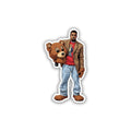 KANYE WEST - COLLEGE DROPOUT BEAR STICKER
