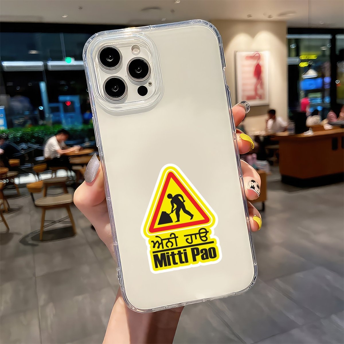 PROBLEMS JUST - MITTI PAO STICKER - stickyfunk premium stickers