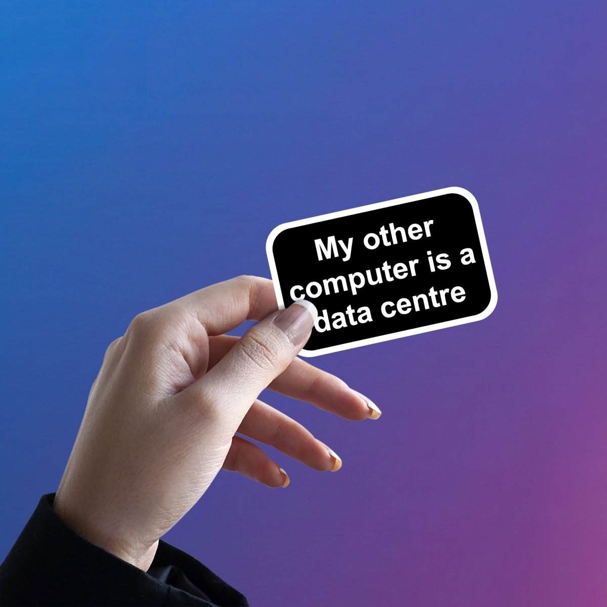 THE CLOUD ADMIN'S BRAG STICKER - stickyfunk premium stickers