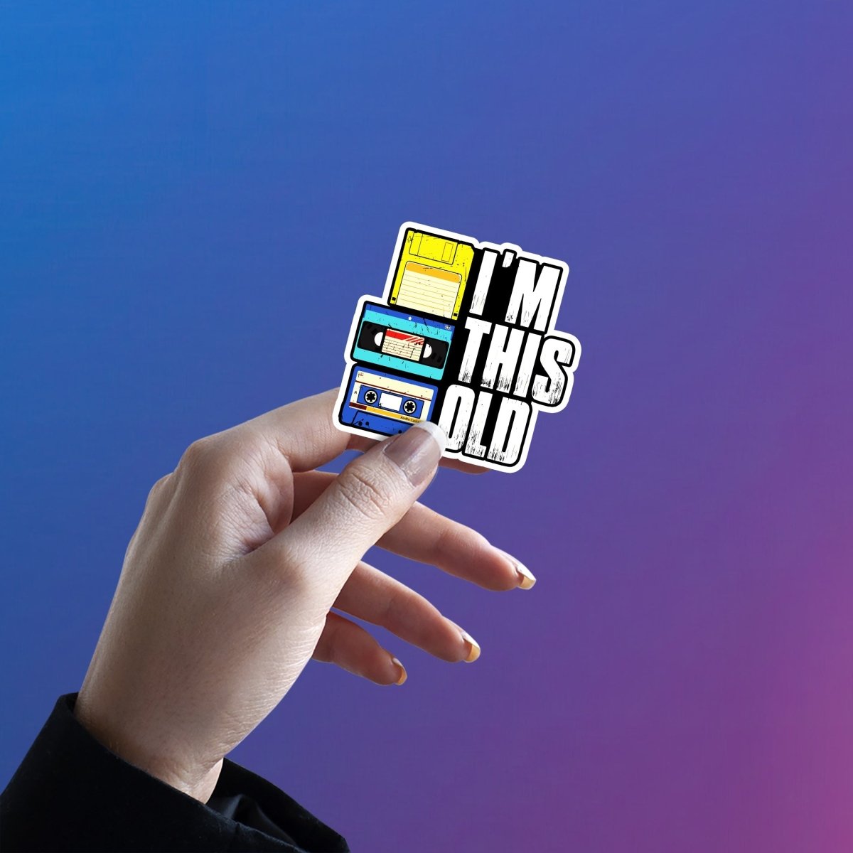BACK WHEN WI - FI WAS A SOUND STICKER - stickyfunk premium stickers