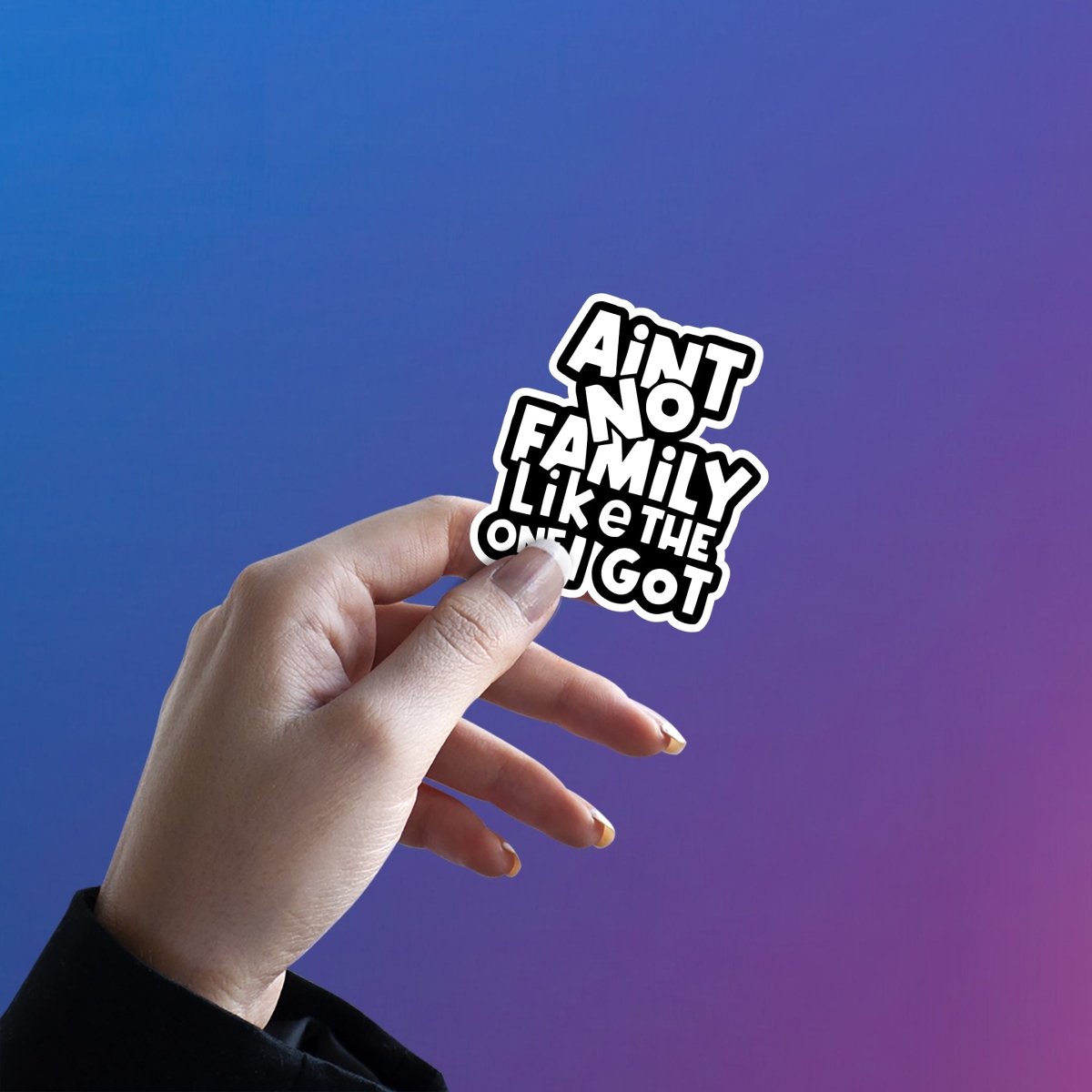 A HOT MESS SINCE BIRTH STICKER - stickyfunk premium stickers