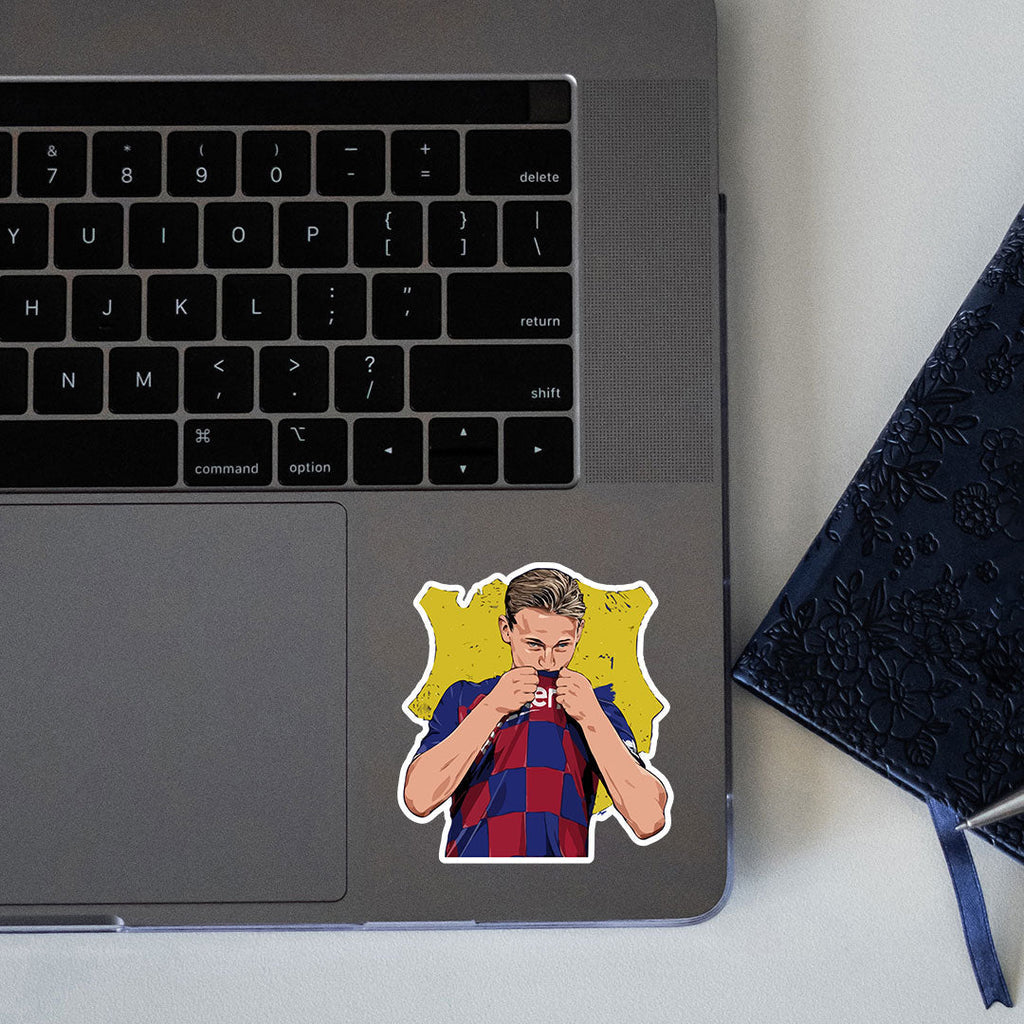 Frenkie de Jong STICKER - 2 - stickyfunk premium stickers