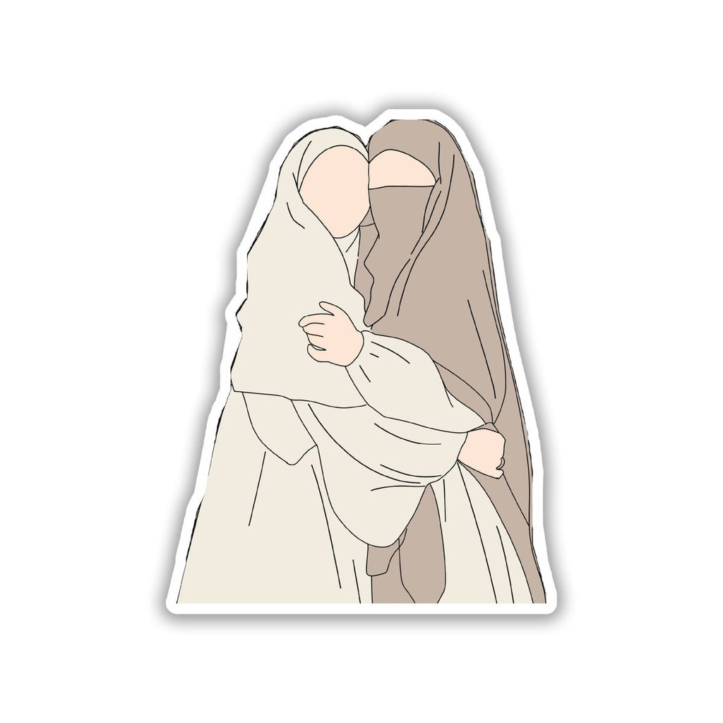 Muslim Girl Sticker - Hizab Sticker 1 - stickyfunk premium stickers