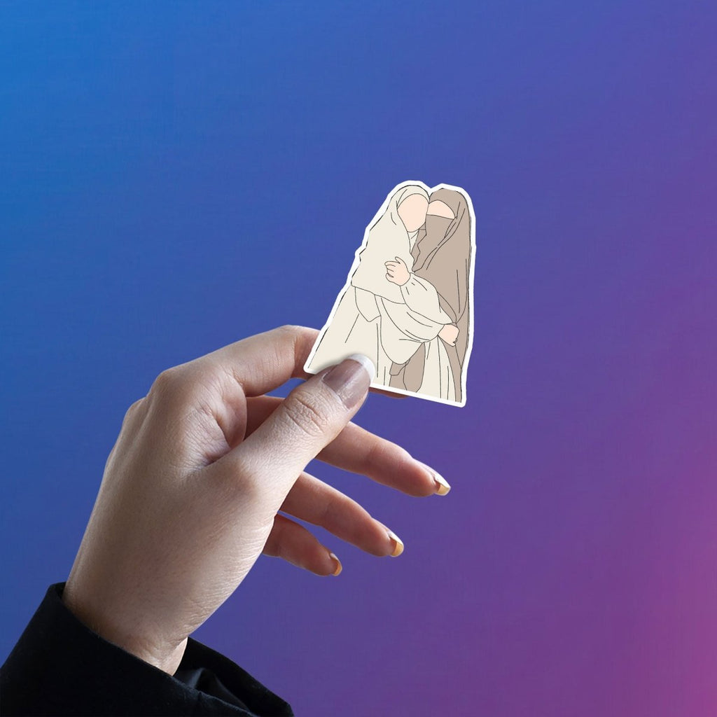 Muslim Girl Sticker - Hizab Sticker 1 - stickyfunk premium stickers