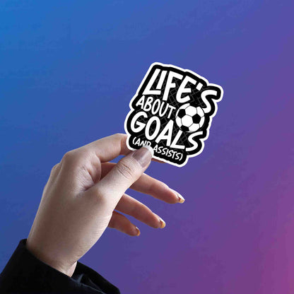 FOOTBALL QOUTE STICKER - stickyfunk premium stickers