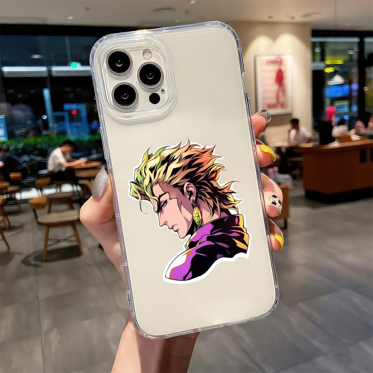 JOJO’S BIZARRE DIO BRANDO ANIME STICKER - stickyfunk premium stickers