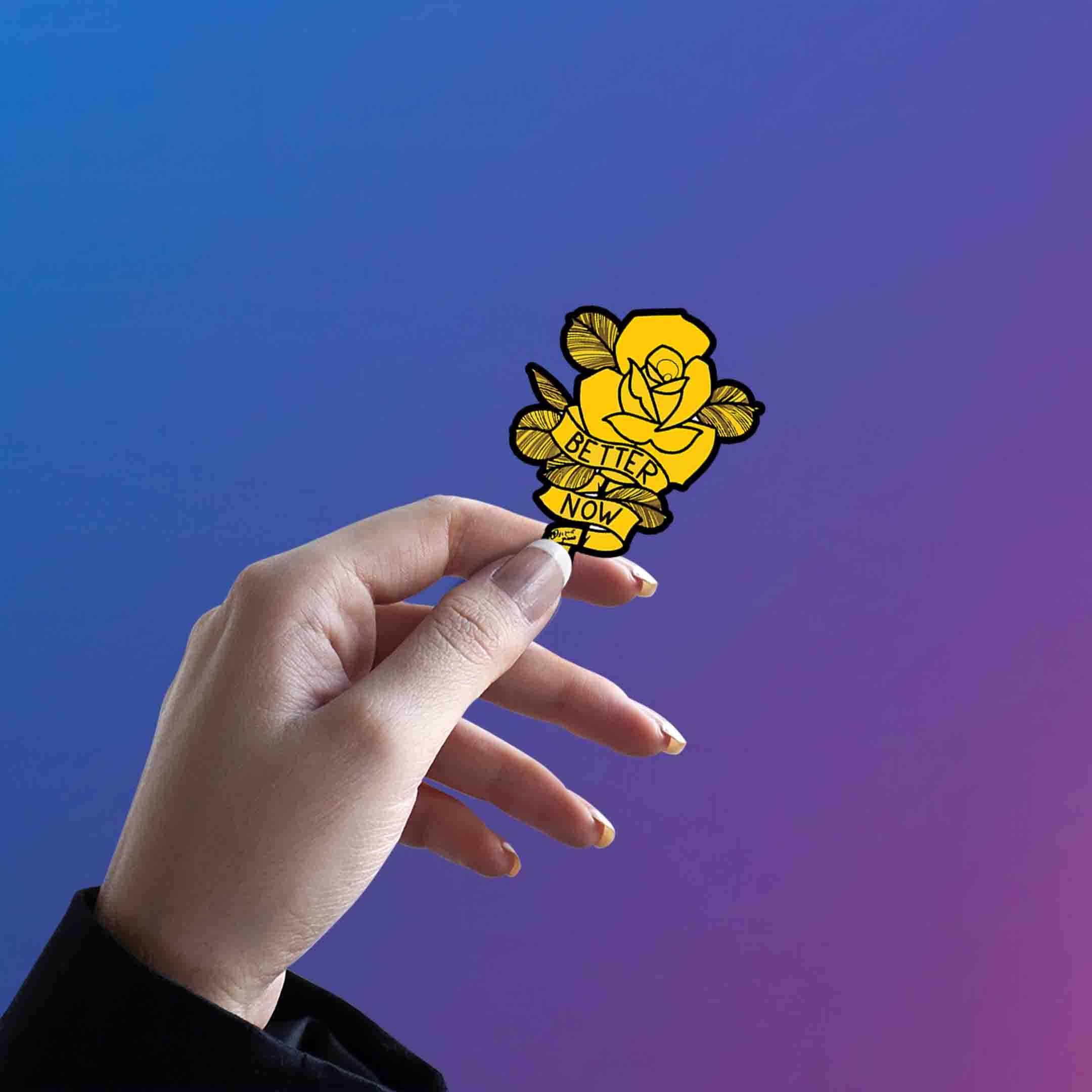 POST MALONE STICKER - 1 - stickyfunk premium stickers