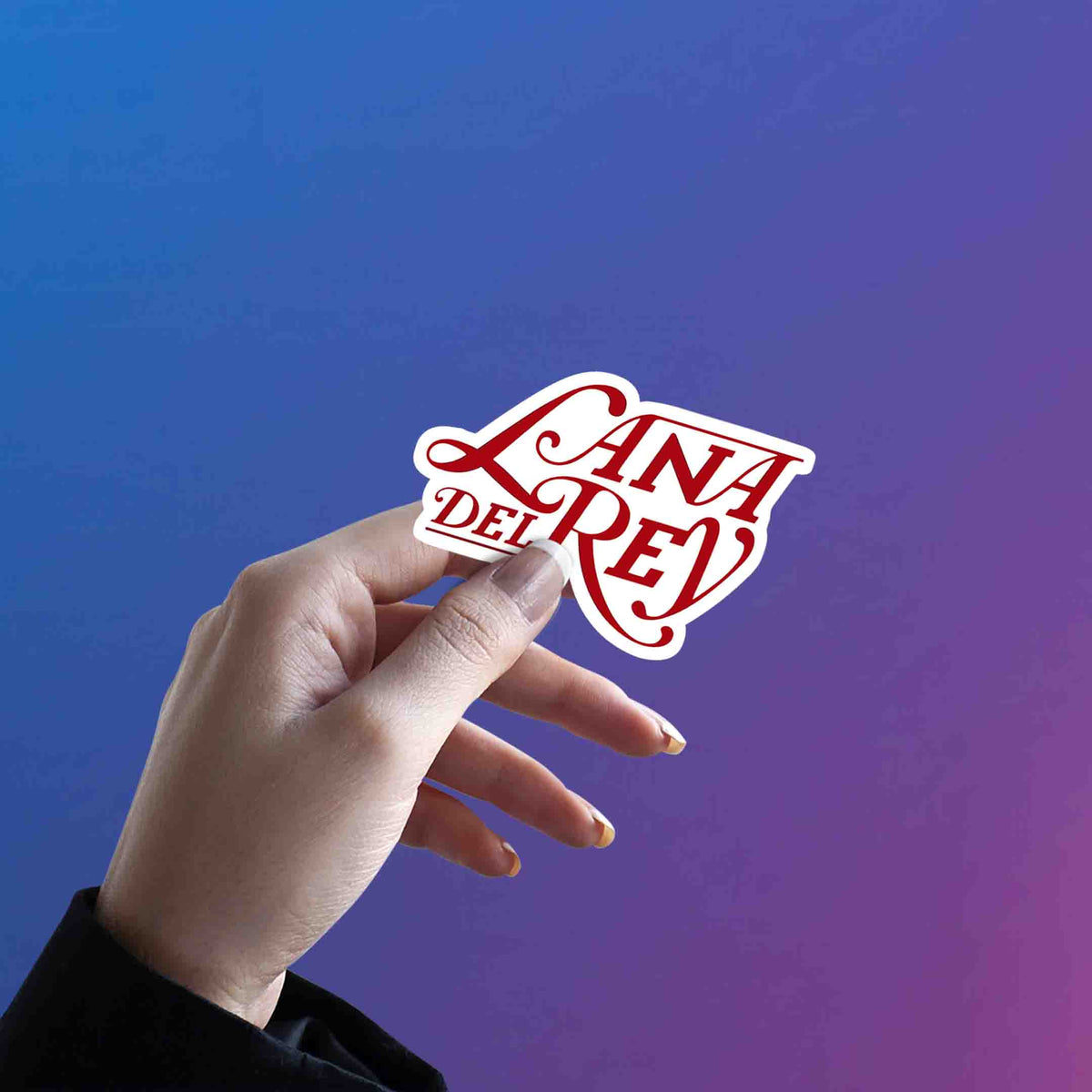 Vintage Script Logo – Lana Del Rey Sticker