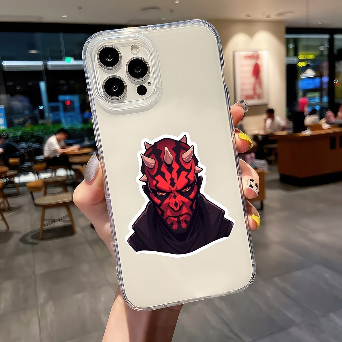 STAR WARS SERIOUS DARTH MAUL - stickyfunk premium stickers