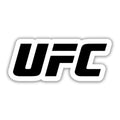 UFC LOGO - BLACK - stickyfunk premium stickers