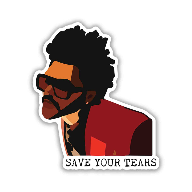 Save Your Tears Red Suit – The Weeknd Sticker