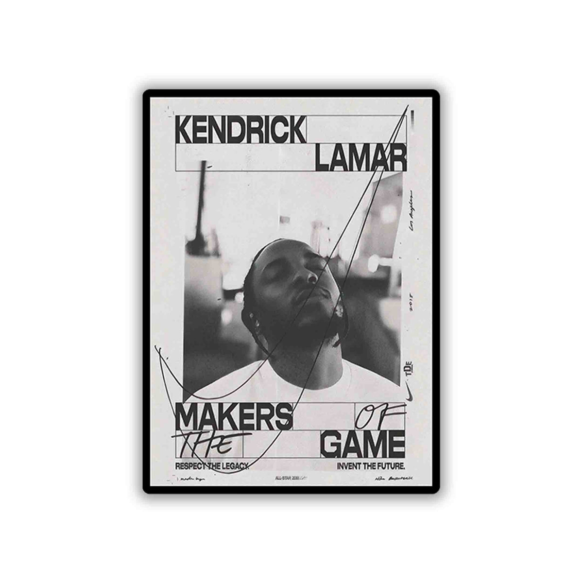 Good Kid Poster Frame – Kendrick Lamar Sticker