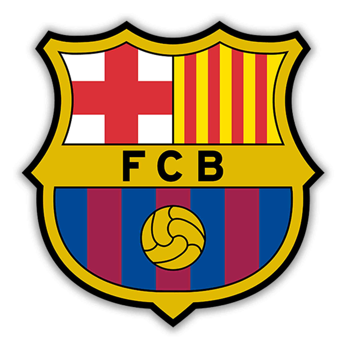 Barcelona Crest Sticker