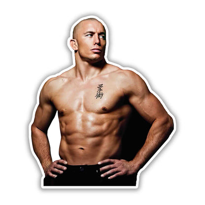 GEORGES ST - PIERRE - 1 - stickyfunk premium stickers